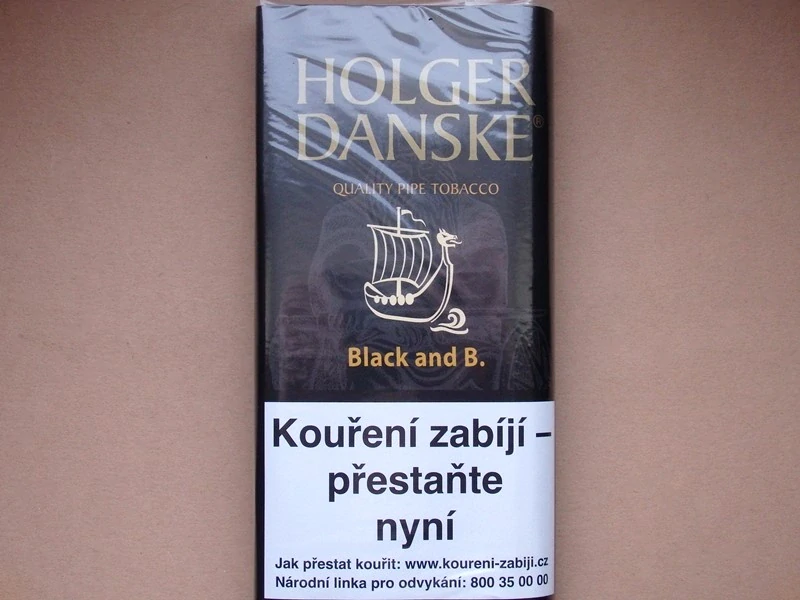 dýmkový tabák Holger Danske Black and B. 40g