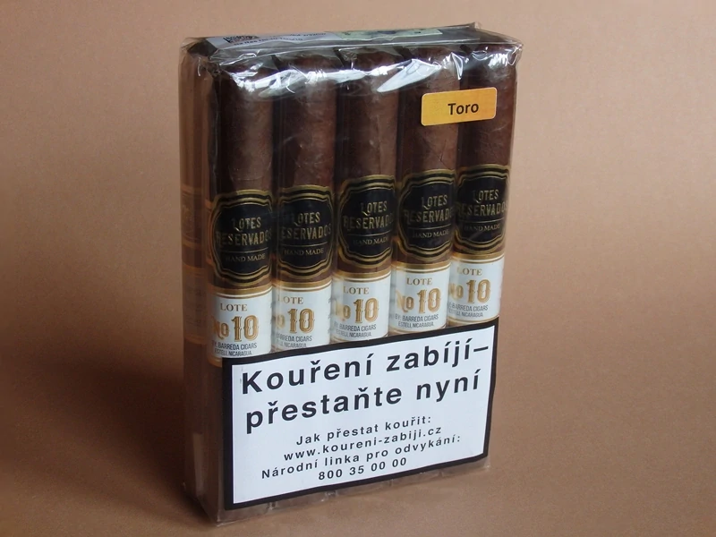 doutníky Barreda Lotes Reservados No.10 Toro /10