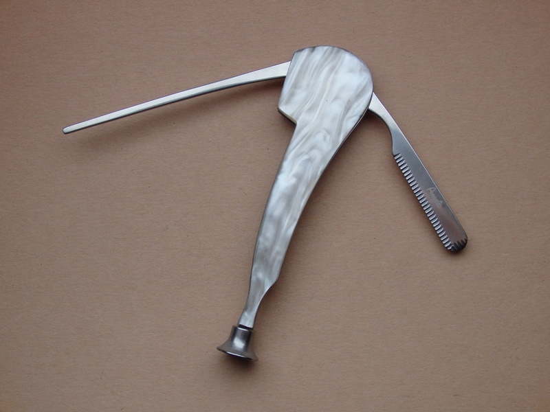 dusátko dýmkové Angelo Pipe bílá perleť