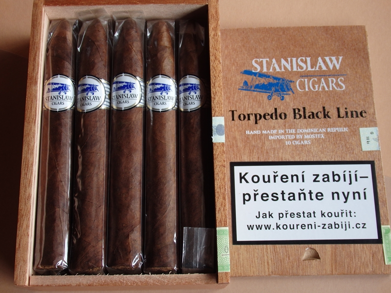 doutníky Stanislaw Torpedo Black Line /10