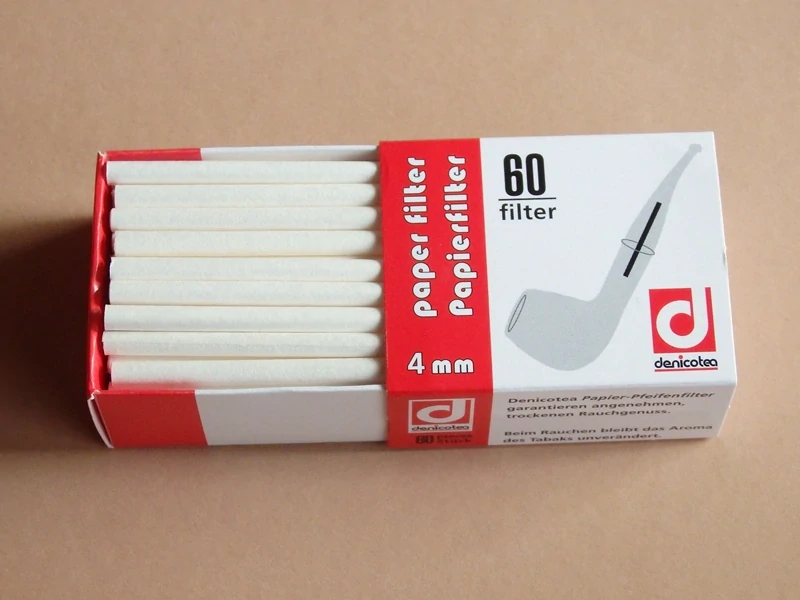 filtry dýmkové papírové Denicotea 4 mm