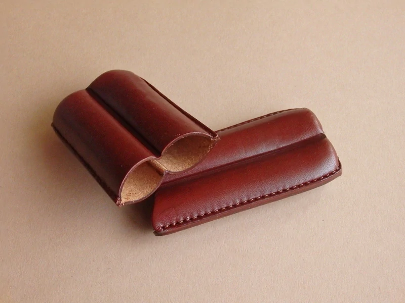 pouzdro na 2 doutníky Lubinski kožené