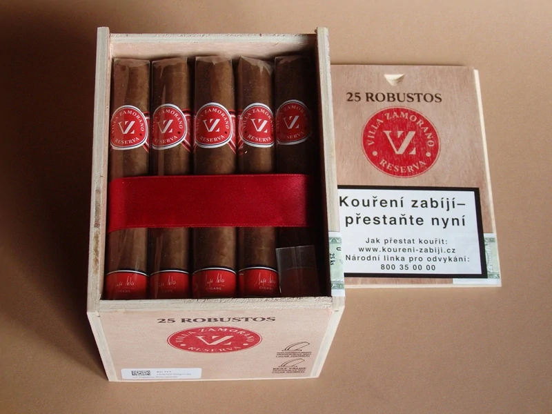 doutníky Villa Zamorano Reserva Robusto /25