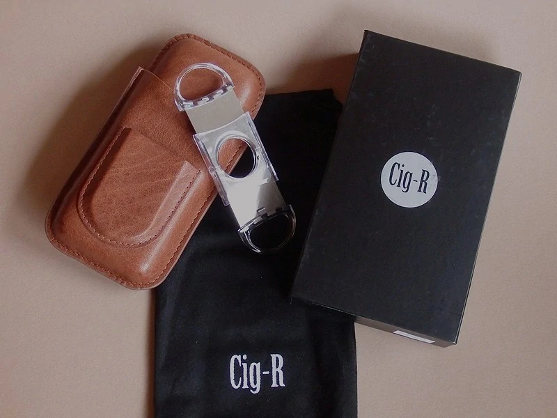 kožené pouzdro Chacom na 2 doutníky robusto