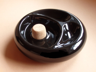 popelník dýmkový keramický na 2 dýmky