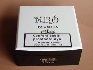 doutníky Miró Capa Negra 20 Robustos 