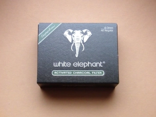 filtry dýmkové White Elephant uhlíkové 9 mm 40ks