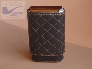 pouzdro na 3 doutníky Robusto kožené