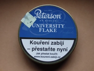 dýmkový tabák Peterson University Flake 50g