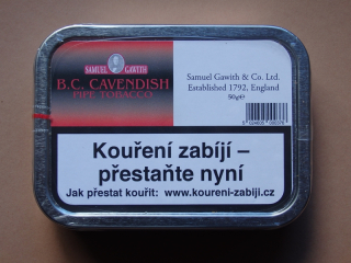 dýmkový tabák Samuel Gawith BC Cavendish 50g