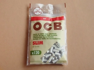 filtry cigaretové OCB Slim Organic