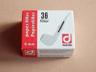 filtry dýmkové papírové Denicotea 6 mm