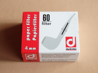 filtry dýmkové papírové Denicotea 4 mm