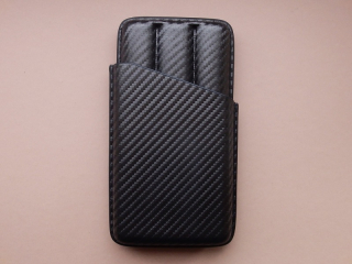 pouzdro na 3 doutníky Churchill Carbon