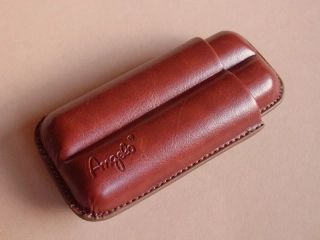 pouzdro Angelo na 2 doutníky Robusto 