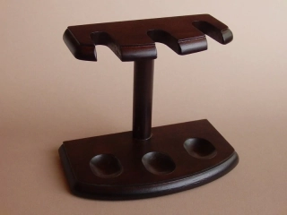 stojánek na 3 dýmky tmavý