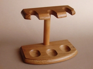 stojánek na 3 dýmky světlý